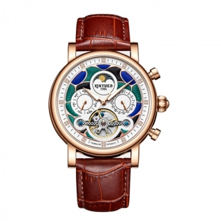 J079 Luminous Mechanical Watch for Movement Moon Phase