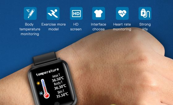 2020 latest temperature measuring smart bracelet