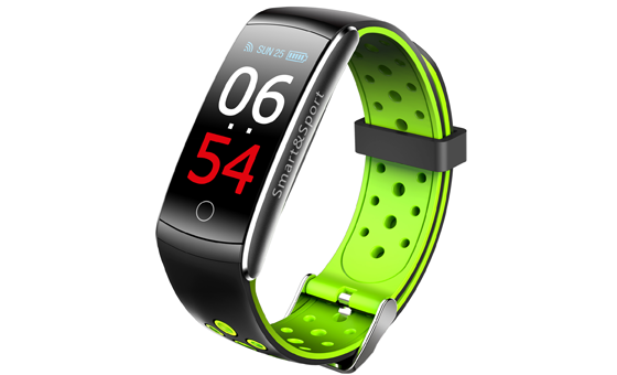 Q8S fitness tracker with heart rate monitor