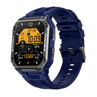 2023 1.95" IP68 Waterproof Smartwatch NX6, Compass Bluetooth calling, Blood oxygen, Heart rate