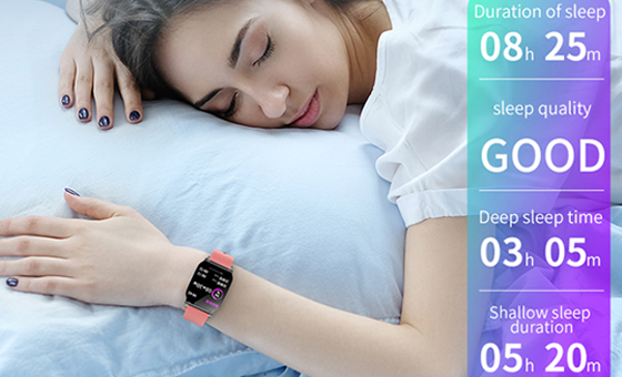 On what basis does the smart bracelet measure our sleep time and analyze the changes in our sleep depth?