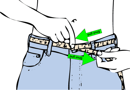 How to buy outlet a belt size