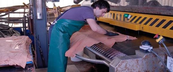 (5/6) A tannery in Italian Conceria Tempesti - Vegetable Tanning