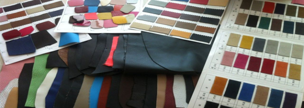 Leather color board