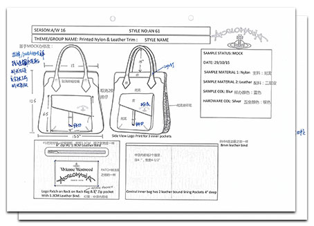 Vivienne Westwood Design Draft