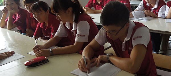 training photo of our belt factory