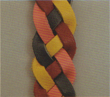 Four-String Flat Braided Leather