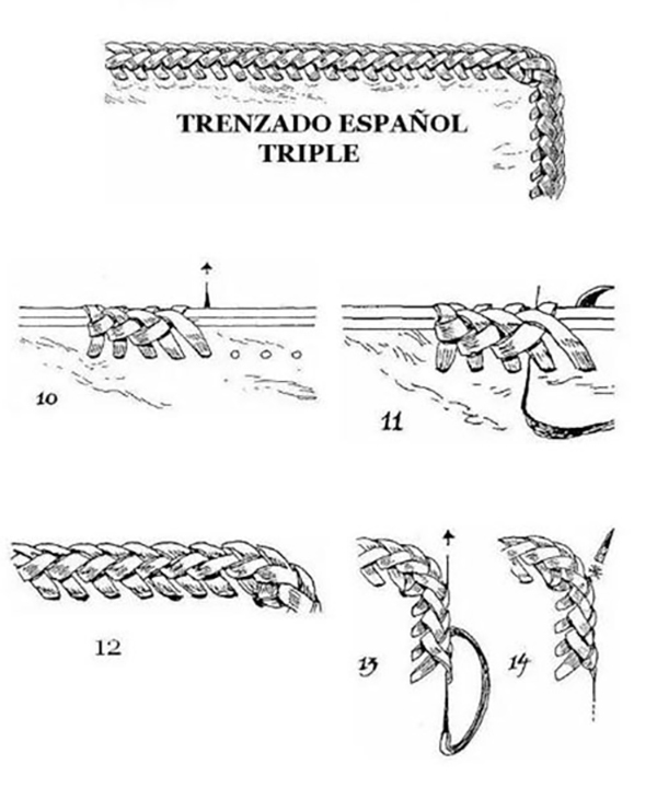 Tenth Method of Leather Weaving(2)