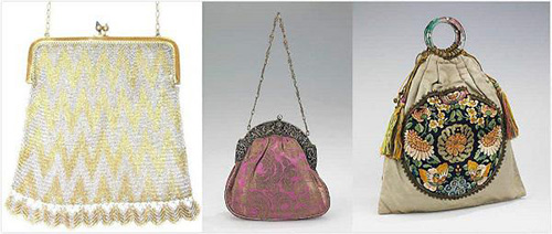 Evening handbag design of the 1820s