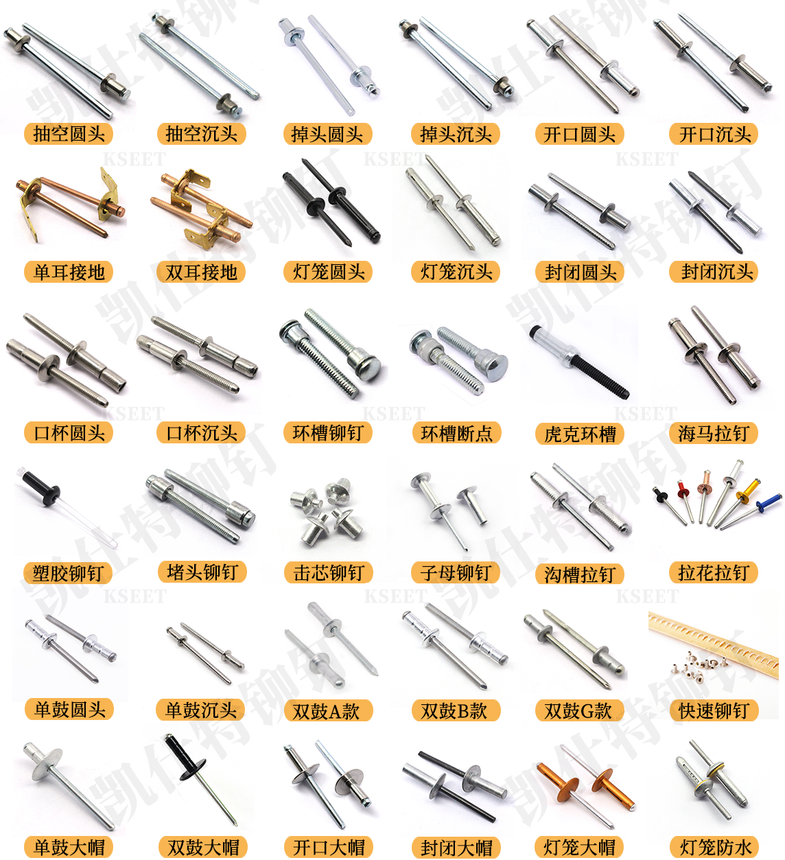 A Comprehensive Guide to Types of Rivets and Applications