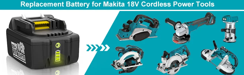 Replacement Makita 18v Lxt Battery For Makita Lxt Power Tools