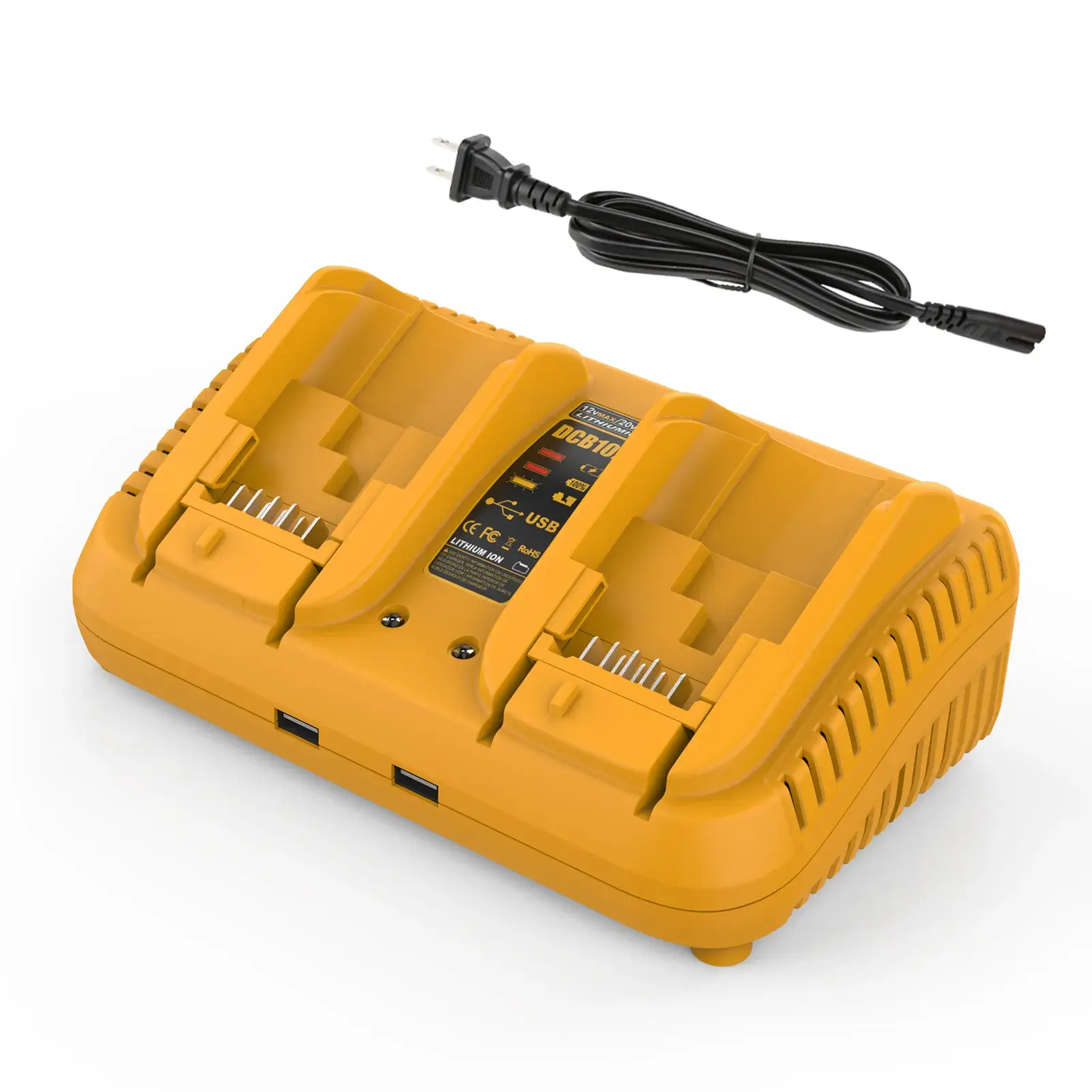 Replacment For Dewalt 12 20v Max Battery Charger Dual Charging Station Replacment For Dewalt 12 20v Max Battery Charger Dual Charging Station