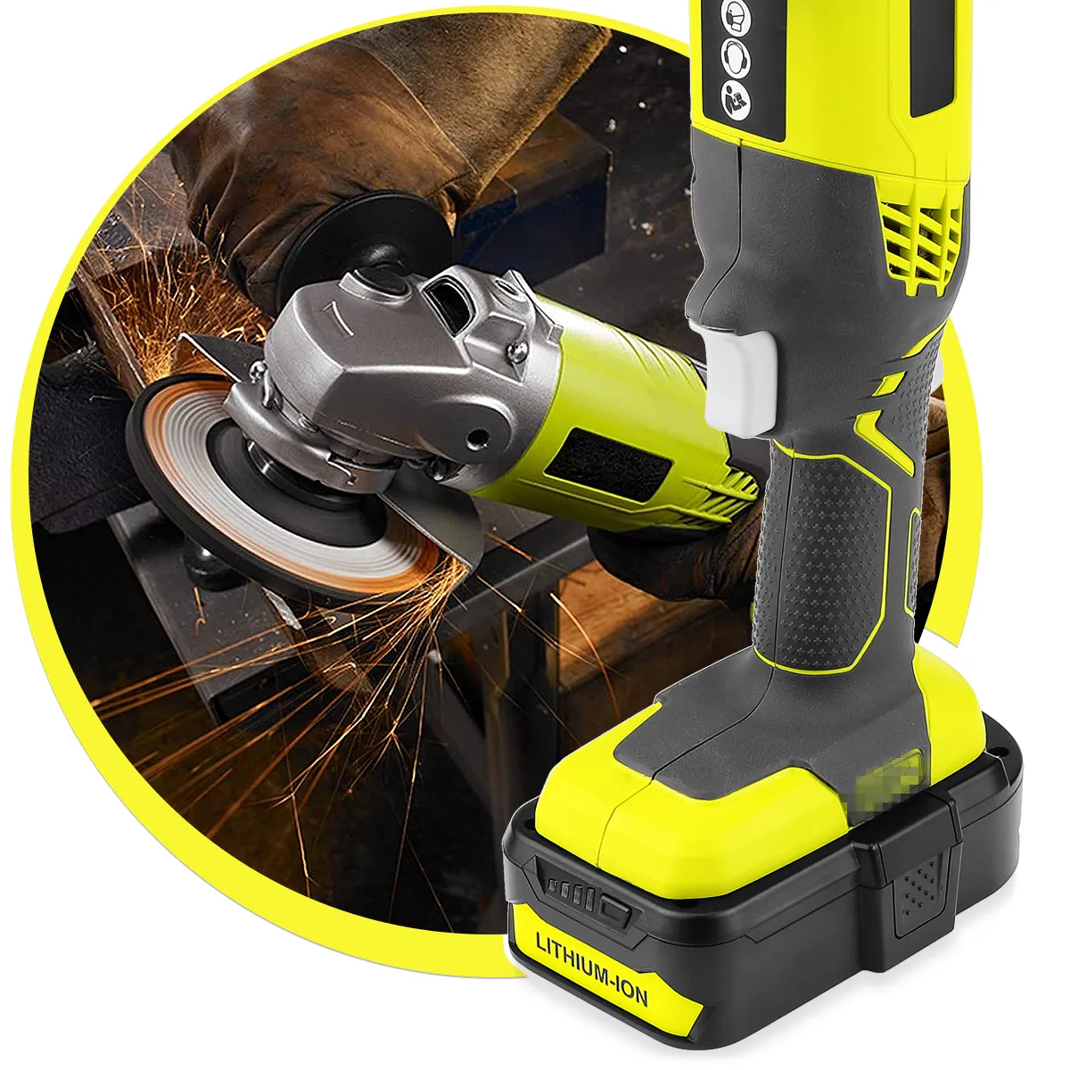 18V Lithium Ion Battery Replacement for Ryobi ONE+ Cordless Tools P108 P192