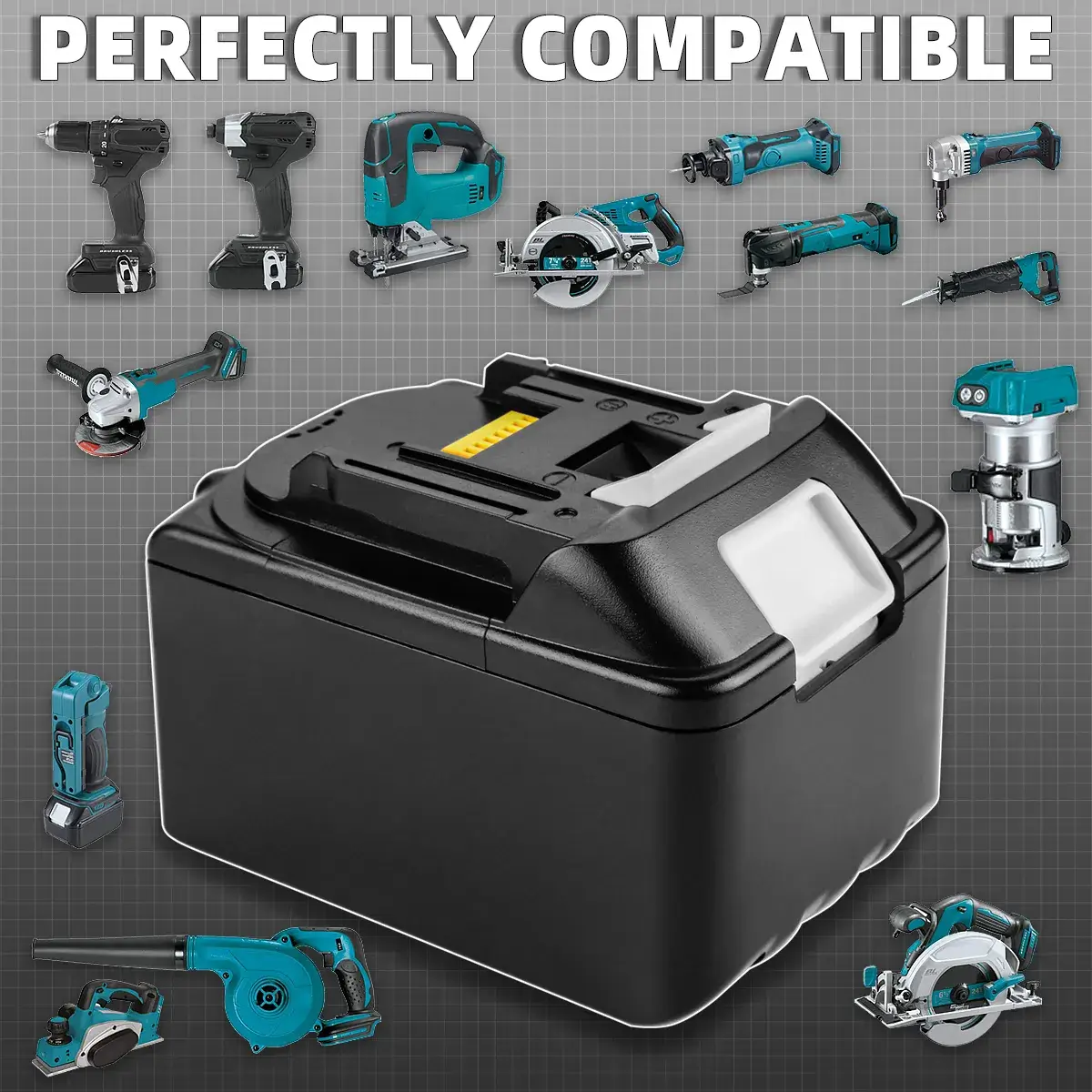 18v Lithium‑ion Battery For Makita Lxt Power Tools(15 Cells) 18v Lithium‑ion Battery For Makita Lxt Power Tools(15 Cells)