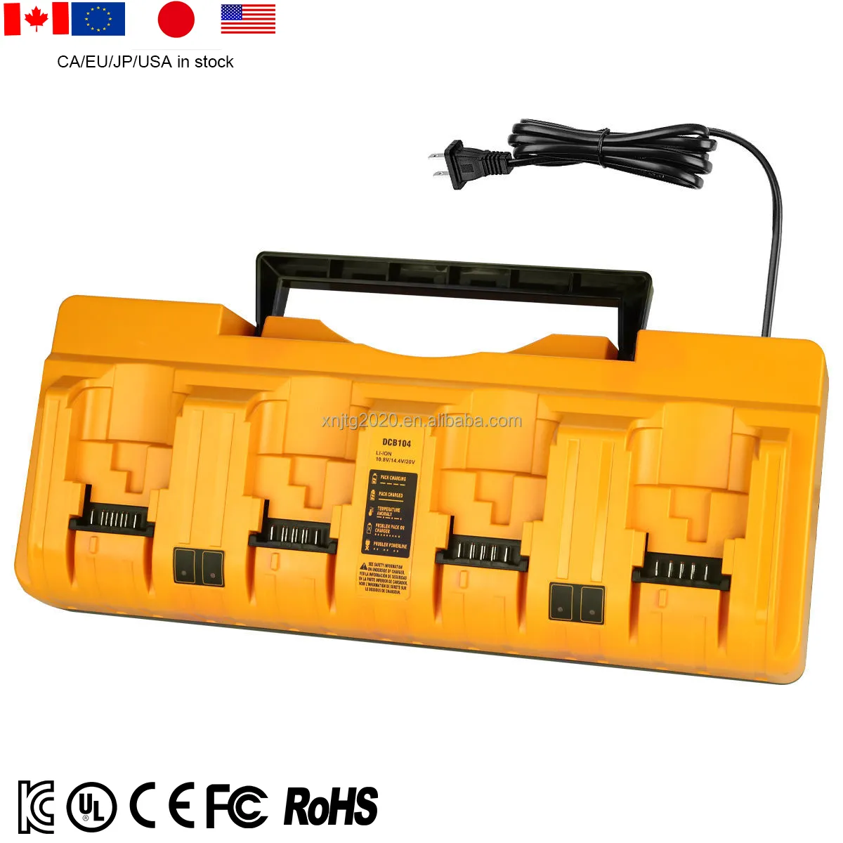 Replacement For De Walt Battery Charger 12v 20v Max Battery Charger Dcb104 With 4 Port Replacement For De Walt Battery Charger 12v 20v Max Battery Charger Dcb104 With 4 Port