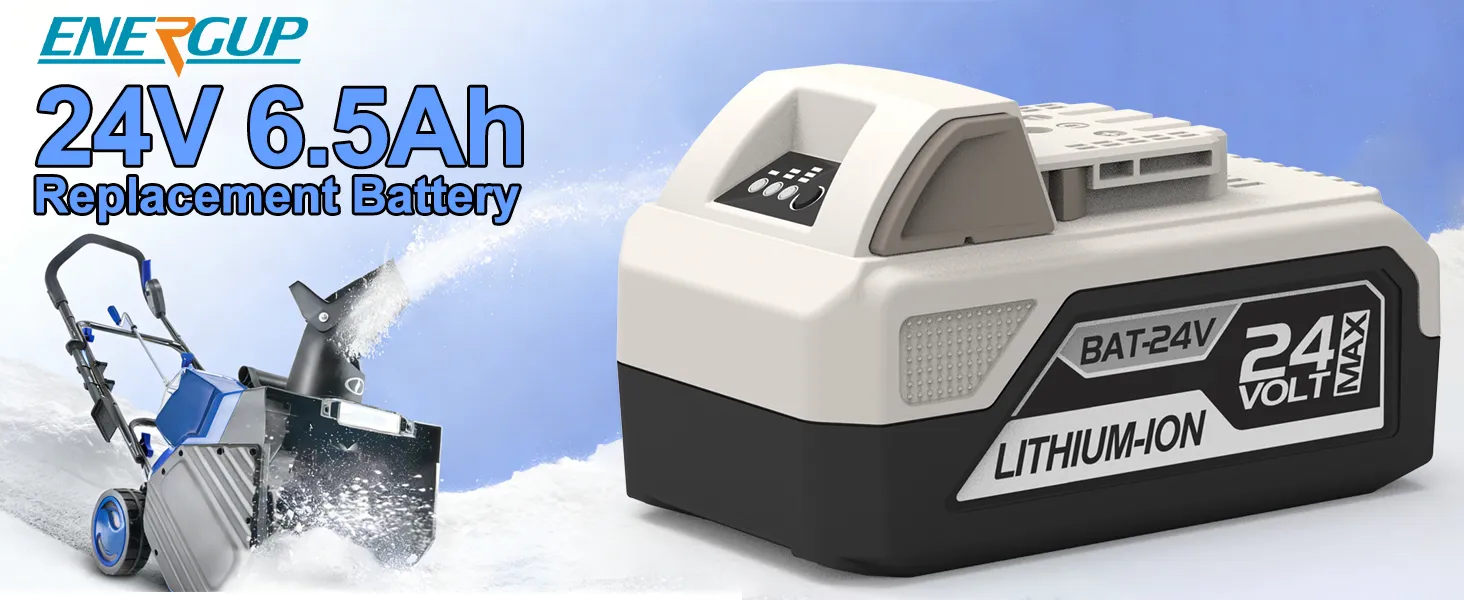 Replacement Snow Joe 24v 24vbat,ltx,lte,lt,xr Power Tool Battery For Snow Joe Power Tools