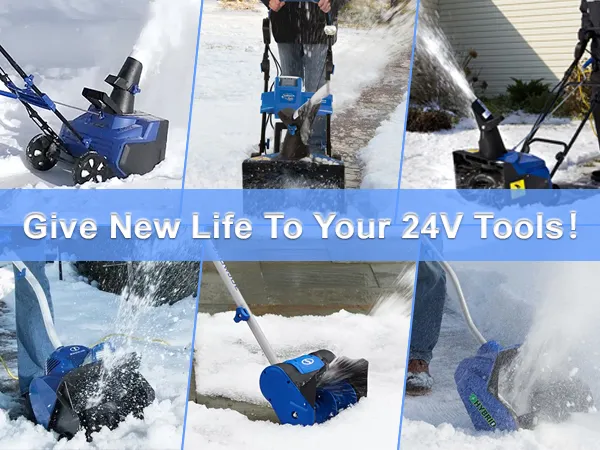 Replacement Snow Joe 24v 24vbat,ltx,lte,lt,xr Power Tool Battery For Snow Joe Power Tools