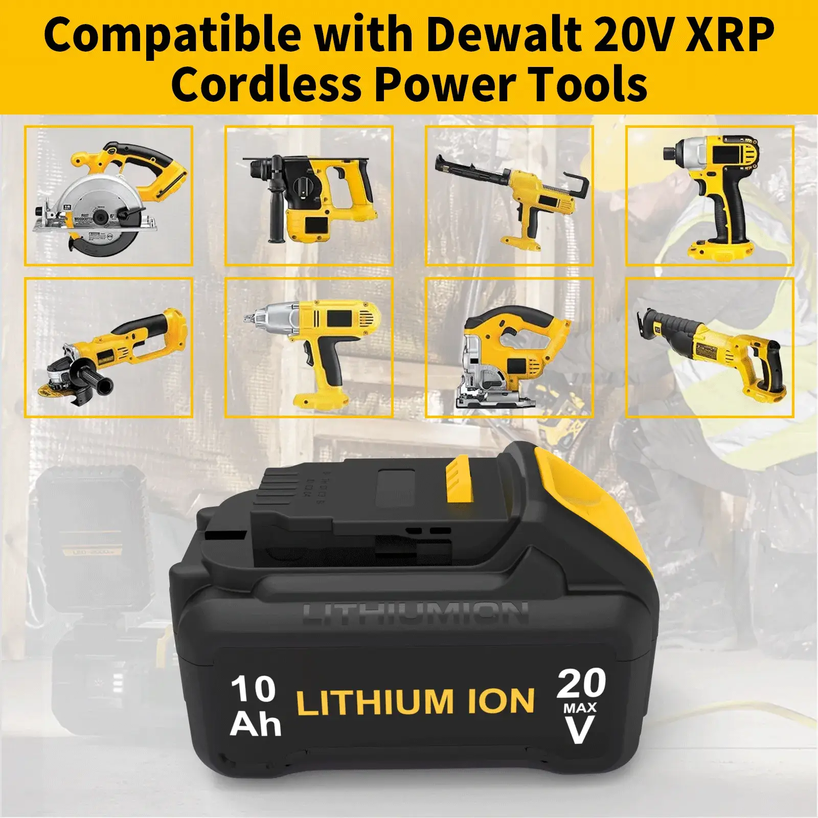Replacement For DeWalt 20V Battery​