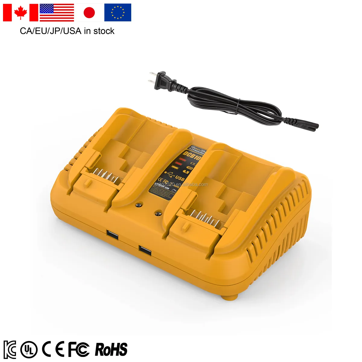 Replacment For Dewalt 12 20v Max Battery Charger Dual Charging Station Dcb102 Replacment For Dewalt 12 20v Max Battery Charger Dual Charging Station Dcb102
