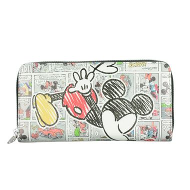 Lovely Mickey Mouse Printed Zip Around Long Wallet