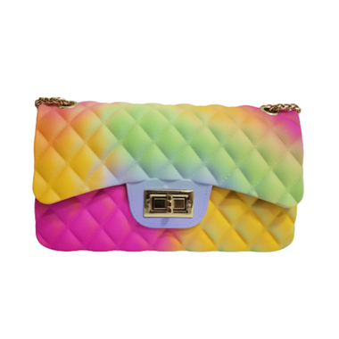 Women‘s Rainbow Jelly Crossbody Bag