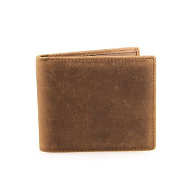Vintage Brown Men Crazy Horse Leather Wallet