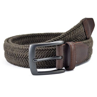Chocolate Knitted Belt