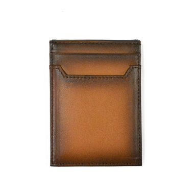Custom Design Spray Color Leather Card Case