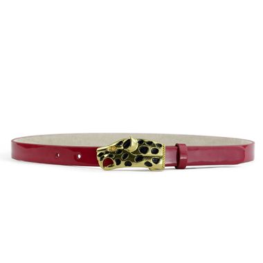 Lady Fashion Belt with Leopard Buckle