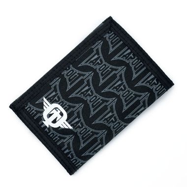 Custom Printed Tri-Fold Fabric Wallet with Velcro Closure