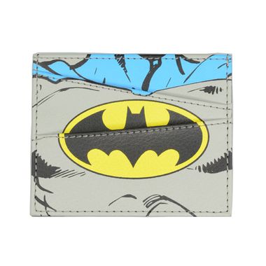 Superman Printed PU Card Case/Card Holder with Top Center Pocket