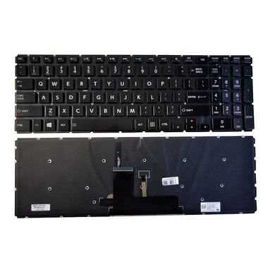 US laptop keyboard for Toshiba satellite l50-w series laptop internal keyboard with backlit