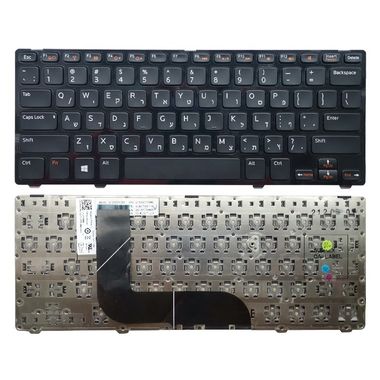 EU layout laptop arabic keyboard for Dell 14Z-5423 keyboard with black frame