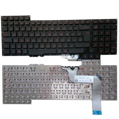 US laptop keyboard for ASUS G751 series notebook keyboard with backlit