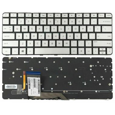 US laptop keyboard For HP Spectre series backlit without frame