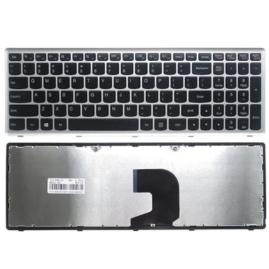 RU laptop keyboard for lenovo z500 series with backlight Grey frame