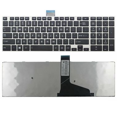 US keyboard for Toshiba s50-a series laptop with grey frame