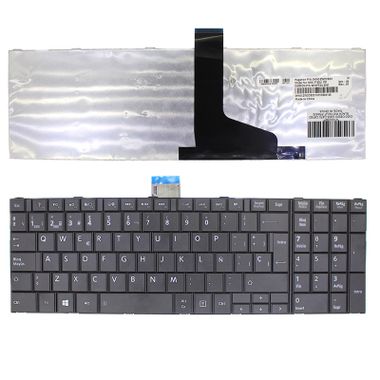 Spanish keyboard for Toshiba laptop keyboard with frame