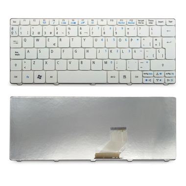 Spanish notebook keyboard for acer 532H D255 laptop keyboard white