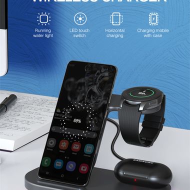 GY-Z7L 3in1 High Speed Wireless Charging Station