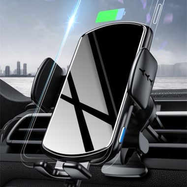 C5 Smart Sensor wireless charger car holder fast charging stand wireless car mobile phone holder charger