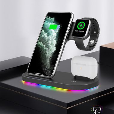 GY-Z7 3 in 1 Speed Wireless Charger Station