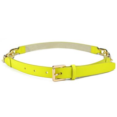 Women Yellow and Chain Belt