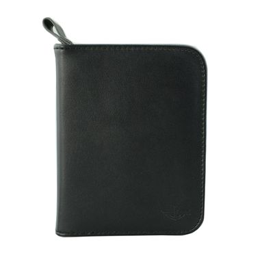 Black PU Zip Around Closure Tool Bag