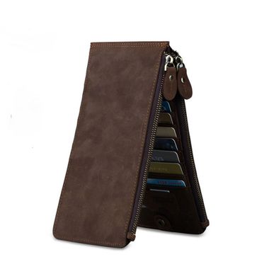 Men Business Leather Cell Phone Wallet