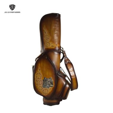 Custom Design Leather Golf Bag