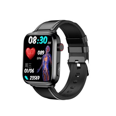 ECG function, Bluetooth call, non-invasive blood glucose measurement, uric acid measurement, blood lipid monitoring, HRV-AI medical diagnosis, SOS emergency call function Smart watch