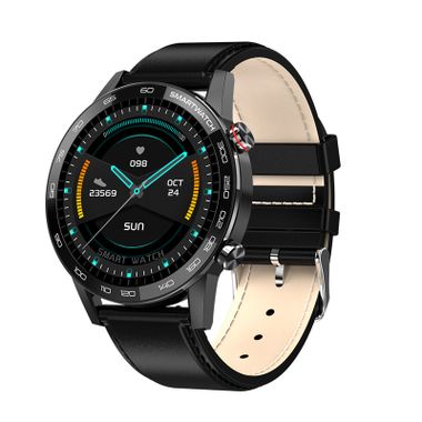 L16 smart watch 1.3inch IPS full round screen ecg ppg