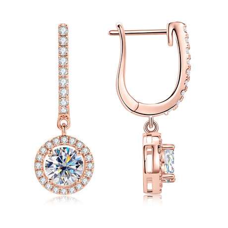 Rose Gold Drop Earrings
