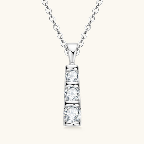 Moissanite Pendant Necklace 